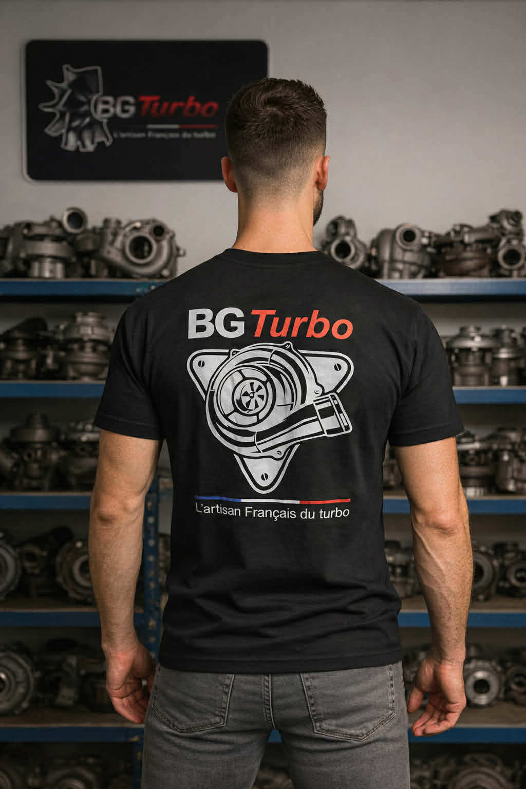 T-shirt BG Turbo - Noir
